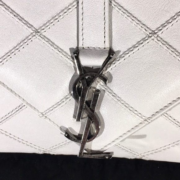 Saint Laurent White College Monogram Bag 428056 - Picture 4 of 7